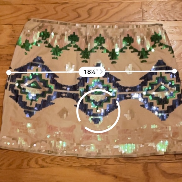 Hot & Delicious multicolored sequin party skirt - Picture 7 of 8